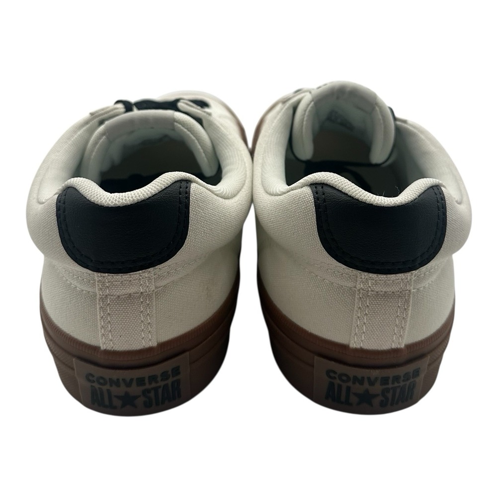 Converse Sport‎ Casual Ox Shoes Men's Size 10 White Black Low Sneakers A13787C - Picture 8 of 10